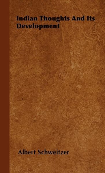 Produktbild: Indian Thoughts and Its Development