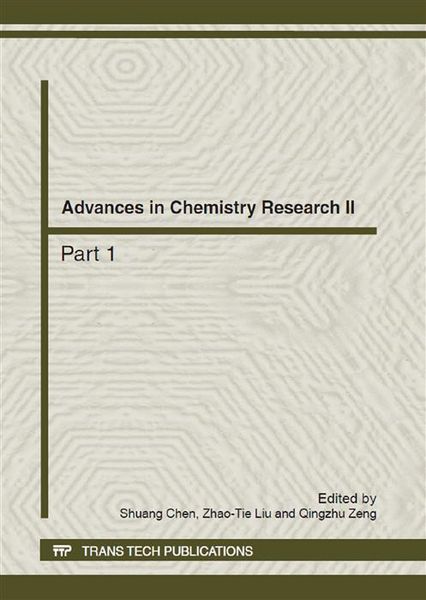 Produktbild: Advances in Chemistry Research II