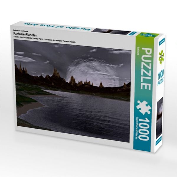 CALVENDO Puzzle Ein Motiv aus dem Kalender Fantasie-Planeten | 1000 Teile Lege-Größe 64x48cm Foto-Puzzle für glückliche Stunden