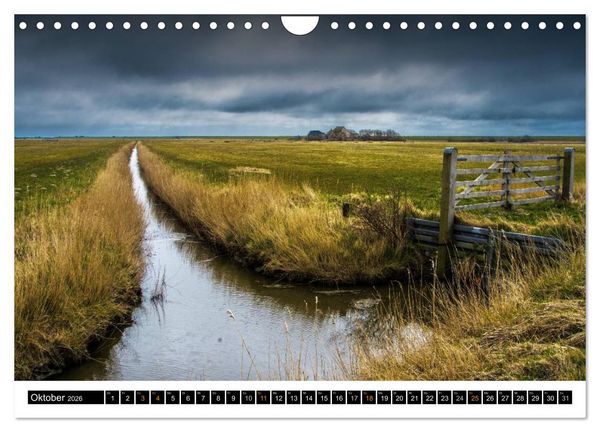 Produktbild: Tr&auml;umende Bilder - Die Nordseehalbinsel Eiderstedt (Wandkalender 2026 DIN A4 quer), CALVENDO Monatskalender