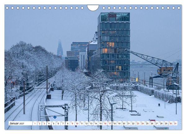 Produktbild: Urbane Impressionen: Domstadt K&ouml;ln - Lebensgef&uuml;hl am Rhein (Wandkalender 2027 DIN A4 quer), CALVENDO Monatskalender