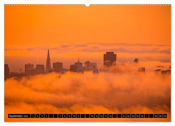 Produktbild: San Francisco Moments (hochwertiger Premium Wandkalender 2026 DIN A2 quer), Kunstdruck in Hochglanz