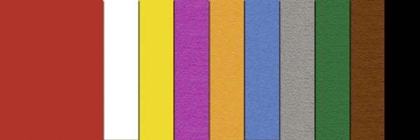 Produktbild: URSUS Basispapiere Fotokarton-Bastelmappe, 300 g/m&sup2;, Format 23 x 33 cm, 10 Blatt sortiert
