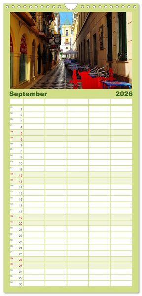 Produktbild: Familienplaner 2026 - Ronda in Andalusien - Stadt auf einem Felsplateau mit 5 Spalten (Wandkalender, 21 x 45 cm) CALVENDO