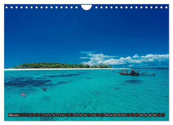 Produktbild: Karibu Sansibar (Wandkalender 2026 DIN A4 quer), CALVENDO Monatskalender