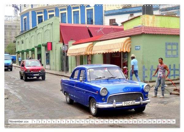 Produktbild: FORD CONSUL - Ein britischer Klassiker in Kuba (hochwertiger Premium Wandkalender 2026 DIN A2 quer), Kunstdruck in Hochglanz