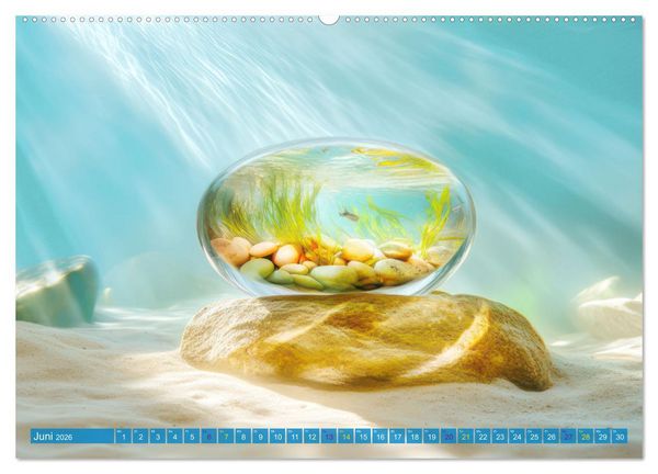 Produktbild: Meditativ und fantasievoll (Wandkalender 2026 DIN A2 quer), CALVENDO Monatskalender