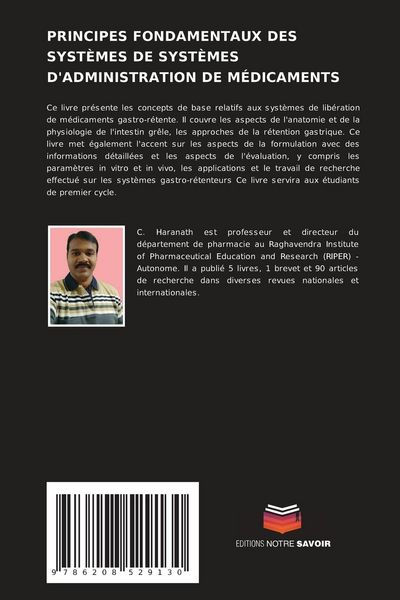 Produktbild: PRINCIPES FONDAMENTAUX DES SYST&Egrave;MES DE SYST&Egrave;MES D'ADMINISTRATION DE M&Eacute;DICAMENTS