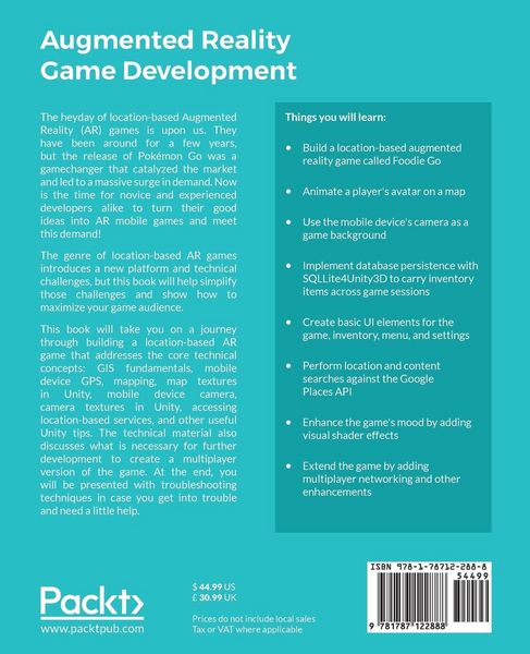 Produktbild: Augmented Reality Game Development