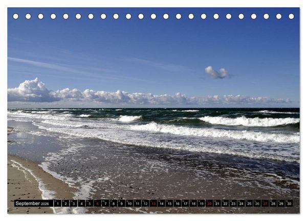 Produktbild: Die Ostsee (Tischkalender 2026 DIN A5 quer), CALVENDO Monatskalender