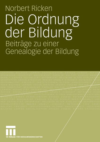 Produktbild: Die Ordnung der Bildung