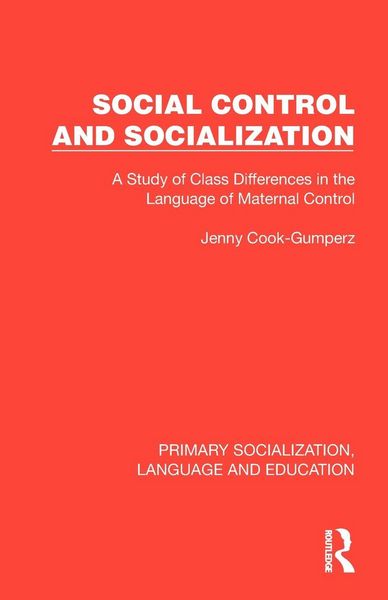 Produktbild: Social Control and Socialization
