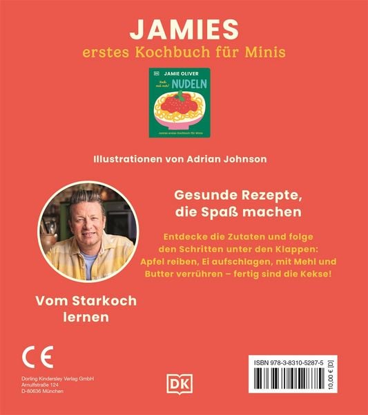 Produktbild: Jamies erstes Kochbuch f&uuml;r Minis. Back mit mir! Kekse