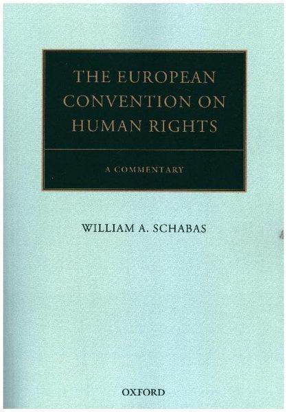 Produktbild: The European Convention on Human Rights