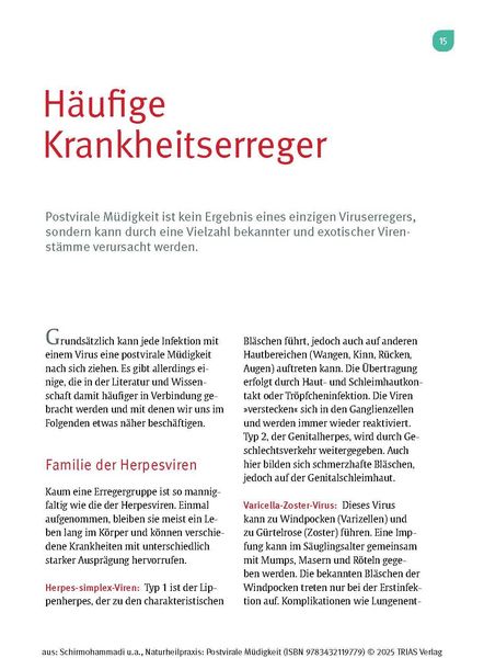 Produktbild: Naturheilpraxis: Postvirale M&uuml;digkeit