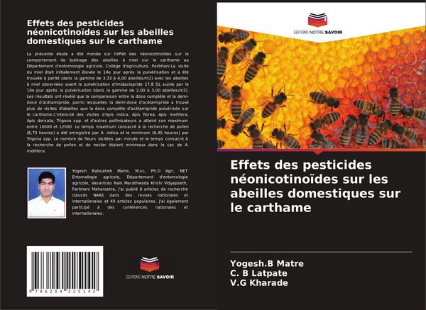 Produktbild: Effets des pesticides n&eacute;onicotino&iuml;des sur les abeilles domestiques sur le carthame