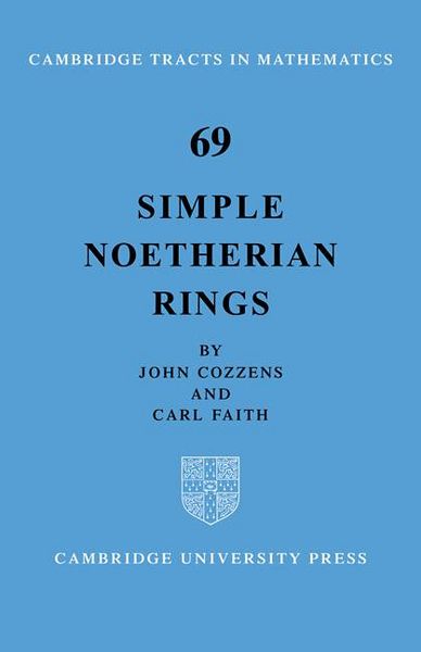 Produktbild: Simple Noetherian Rings