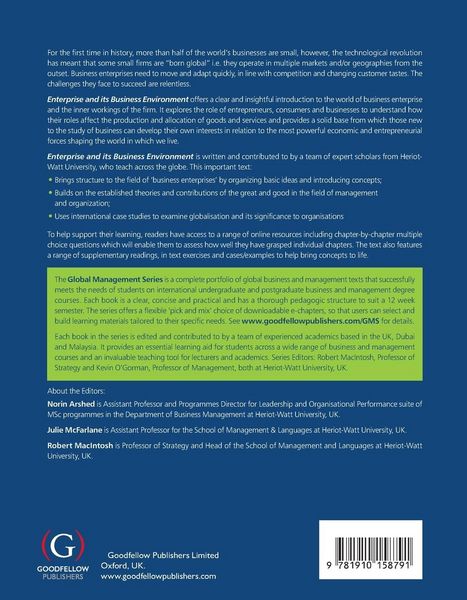 Produktbild: Enterprise and its Business Environment