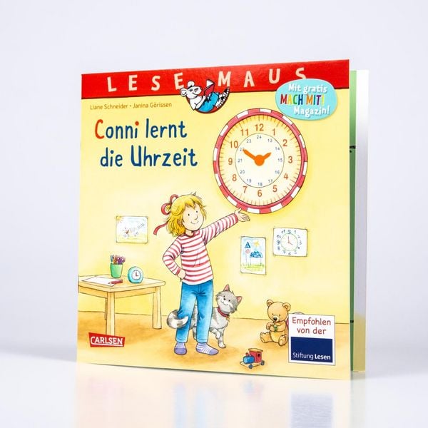 Produktbild: LESEMAUS 190: Conni lernt die Uhrzeit