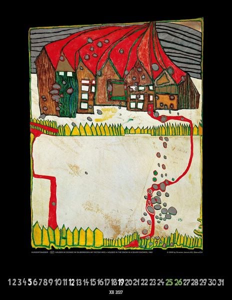 Produktbild: Hundertwasser Art Calendar 2027