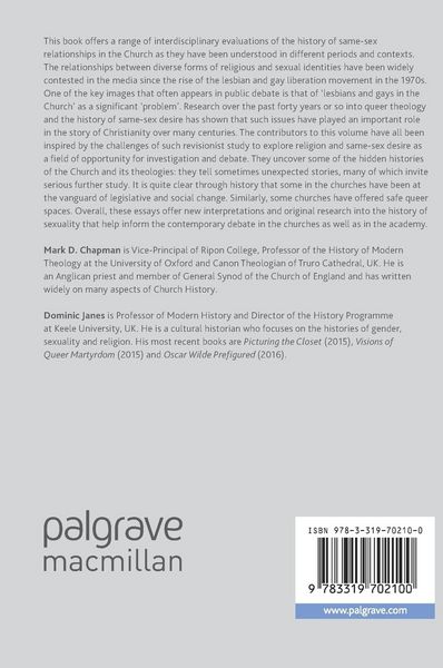 Produktbild: New Approaches in History and Theology to Same-Sex Love and Desire