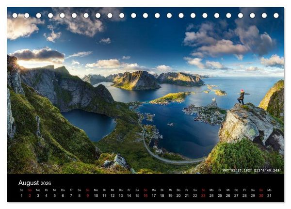Produktbild: More Wild, Wild Places 2026 (Tischkalender 2026 DIN A5 quer), CALVENDO Monatskalender