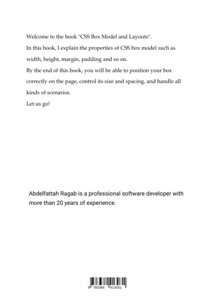 Produktbild: CSS Box Model and Layouts