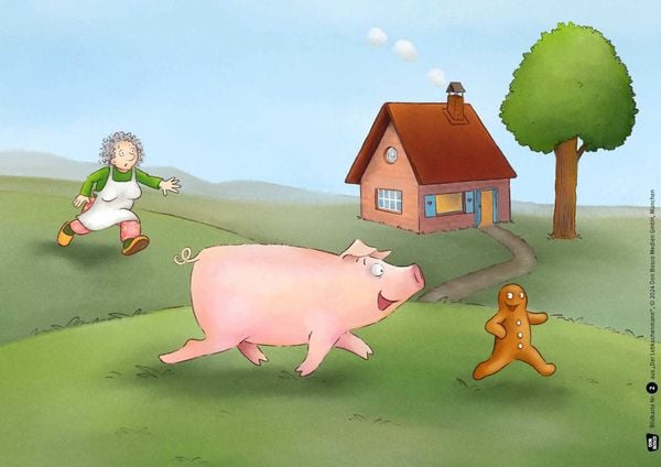 Produktbild: Der Lebkuchenmann. Kamishibai Bildkartenset