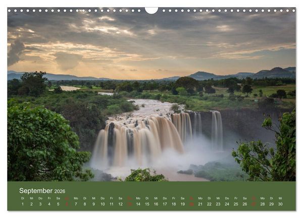 Produktbild: &Auml;thiopien Landschaften der Gegens&auml;tze (Wandkalender 2026 DIN A3 quer), CALVENDO Monatskalender