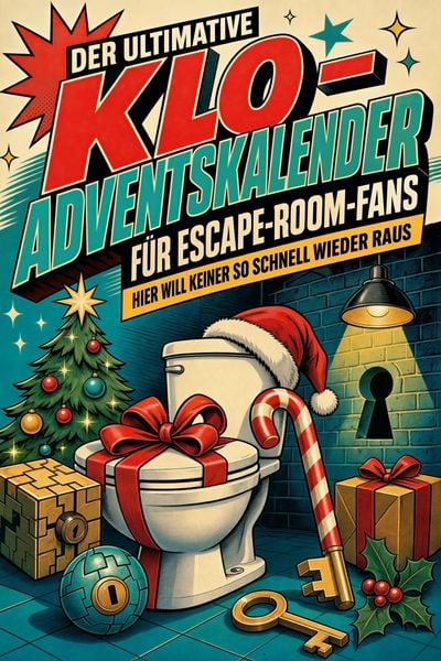 Produktbild: Der ultimative Klo-Adventskalender f&uuml;r Escape-Room-Fans