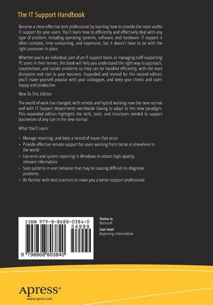 Produktbild: The IT Support Handbook