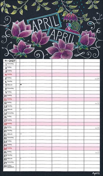 Produktbild: Lovely Chalk Timer 2027