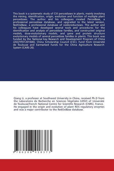 Produktbild: Global Evolutionary Analysis of CIII Peroxidases in Green Lineages