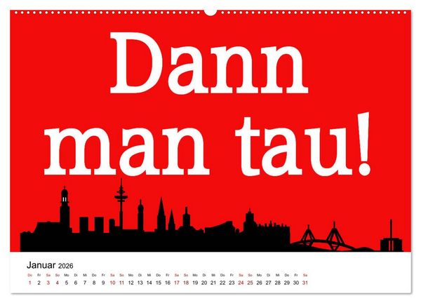 Produktbild: Hamburger Schnack (hochwertiger Premium Wandkalender 2026 DIN A2 quer), Kunstdruck in Hochglanz