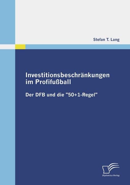 Produktbild: Investitionsbeschr&auml;nkungen im Profifu&szlig;ball