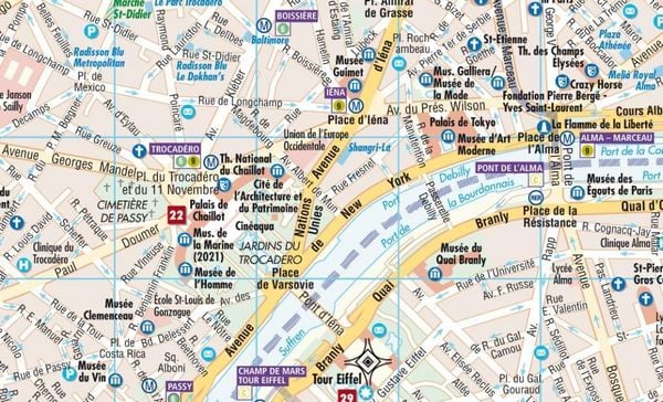 Produktbild: Paris, Borch Map