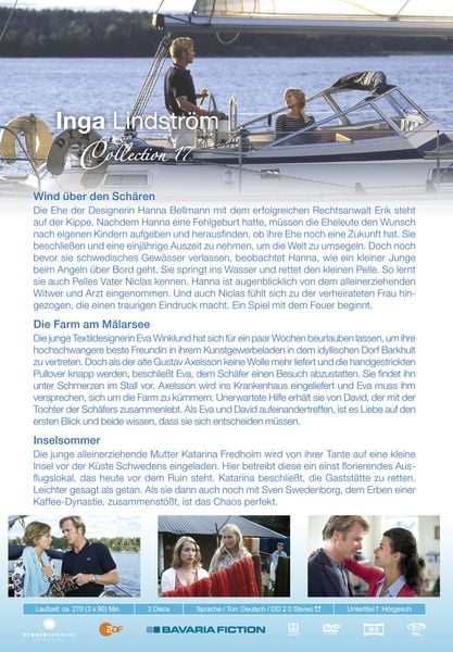 Produktbild: Inga Lindstr&ouml;m Collection 17 [3 DVDs]