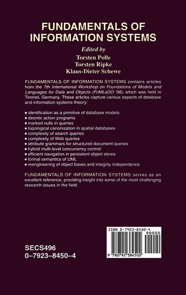 Produktbild: Fundamentals of Information Systems