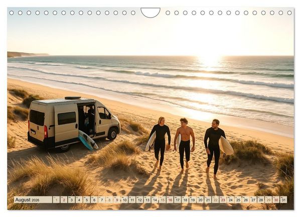Produktbild: VANLIFE - Dein Weg. Dein Ziel. Dein Zuhause. (Wandkalender 2026 DIN A4 quer), CALVENDO Monatskalender