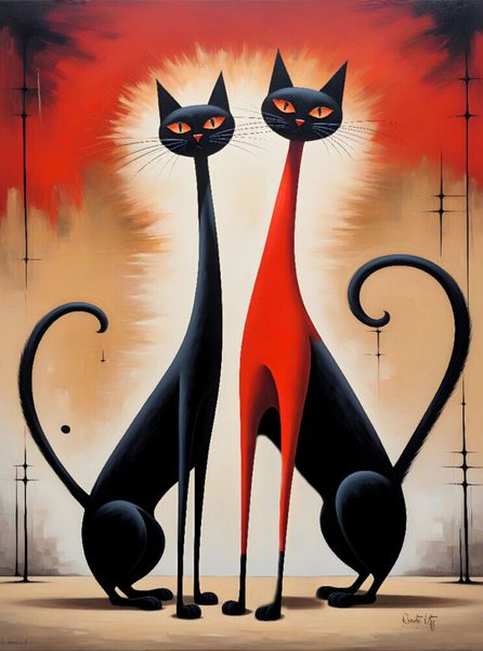Produktbild: CALVENDO Puzzle Katzen - Samtpfoten im Team | 2000 Teile Lege-Gr&ouml;&szlig;e 90x67cm Foto-Puzzle f&uuml;r gl&uuml;ckliche Stunden