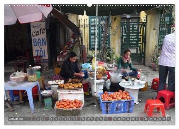 Produktbild: Menschen in Vietnam (Wandkalender 2026 DIN A2 quer), CALVENDO Monatskalender