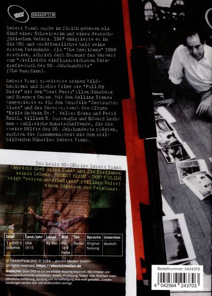 Produktbild: Robert Frank - Don't Blink (Neuauflage)
