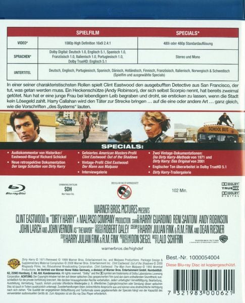 Produktbild: Dirty Harry - Dirty Harry 1