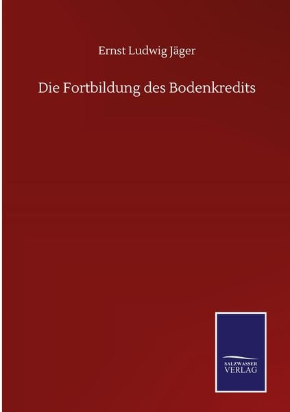 Produktbild: Die Fortbildung des Bodenkredits
