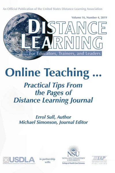 Produktbild: Distance Learning Vol 16 Issue 4