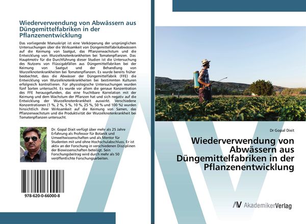 Wiederverwendung von Abwässern aus Düngemittelfabriken in der Pflanzenentwicklung, Taschenbuch von Gopal Dixit, AV Akademikerverlag, 9786200660008