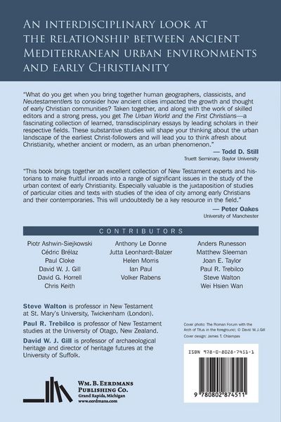 Produktbild: The Urban World and the First Christians