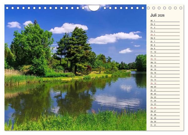 Produktbild: Spaziergang durch den W&ouml;rlitzer Park (Wandkalender 2026 DIN A4 quer), CALVENDO Monatskalender