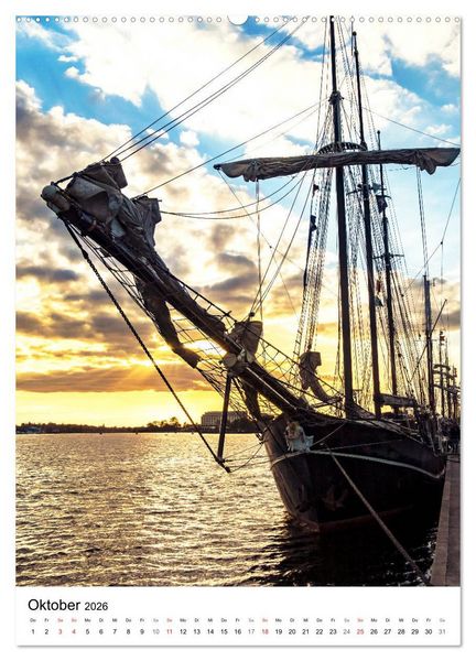 Produktbild: Wilhelmshaven Impressionen (hochwertiger Premium Wandkalender 2026 DIN A2 hoch), Kunstdruck in Hochglanz