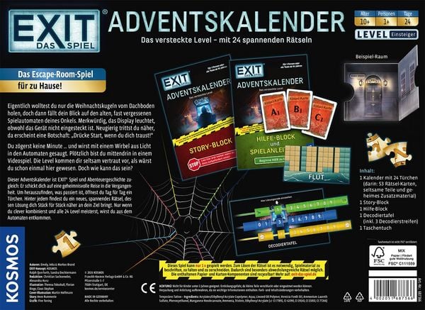 Produktbild: EXIT&reg; - Das Spiel - Adventskalender: Das versteckte Level